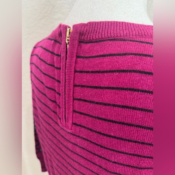 NWOT ANNE KLEIN Women's Argyle Pattern Sweater - Pink - Picture 6 of 12